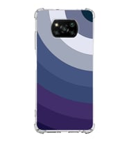 Xiaomi Poco X3 NFC Köşe Korumalı Antişok Kapak Renk Cümbüşü Tasarımlı Şeffaf Silikon Kılıf