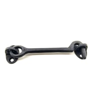 Antika Tarz Dekoratif Pirinç Maymuncuk Çengeli - 13cm, Oksit
