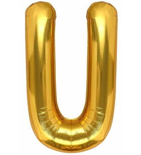 Harf Folyo Balon 80 Cm Gold U