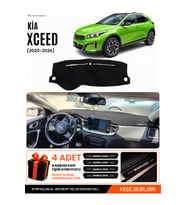 KİA X-CEED (2020-2025) Uyumlu Torpido Örtüsü Torpido Kılıfı - Siyah
