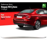 Fiat Egea Uyumlu Sedan Krom Bagaj Alt Çıtası 2015 Üzeri (Karışık)