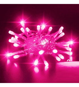 13 METRE PEMBE ULTRA CANLI NET IŞIK PEMBE LED IŞIK SABİT YANAR FİŞLİ 220 VOLT YILBAŞI AĞACI IŞIĞI