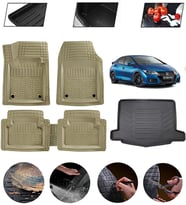 Honda Civic Hatchback 2012-2016 Uyumlu Paspas Araca Özel Bagaj Havuzu MBS Bej