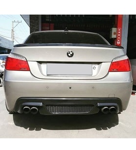 Bmw E60 M5 Difüzör Parlak Siyah Plastik Arka Difizör