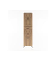 Hyperion Dolap 5 Raflı 2 Çekmeceli 4 Kapaklı 60x44x243 Aytaşı-Çam