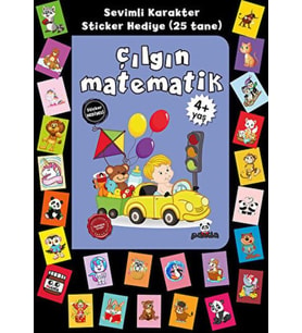 Stickerlı 4+ Yaş Çılgın Matematik