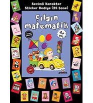 Stickerlı 4+ Yaş Çılgın Matematik