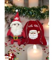 Kırmızı Noel Baba Çuvalı 30x30