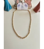 İpekish, Unisex, İnce Gold Zincir Kolye -  Minimal ve Şık Tasarım (Gold 2)