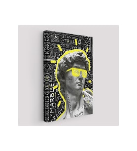 Michelangelo Buonarroti Davud Pop Art Tablosu-6376