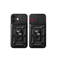 iPhone 16 Kılıf Pars Lens Yüzüklü Silikon - Gold
