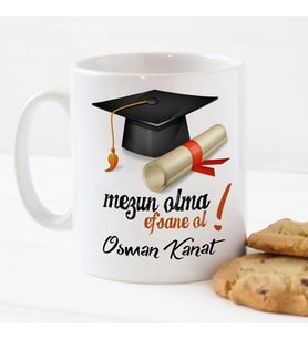 Kişiye Özel Mezuniyet Hediyesi Kahve Kupası