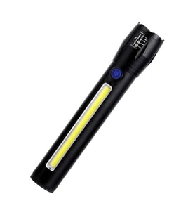 Powermaster Metal Flashlight Power Ledli Şarjlı El Feneri PM-14621
