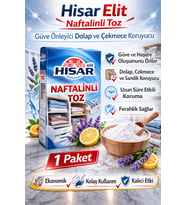 Hisar Elit Naftalinli Toz Güve Önleyici Dolap Çekmece Koruyucu 1 Adet