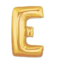 Folyo Balon E Harfi Gold ( altın ) Renk 100 Cm
