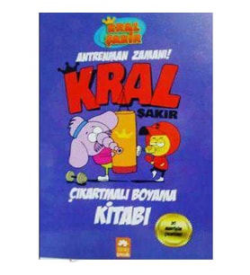 KRAL ŞAKİR ÇIKARTMALI BOYAMA KİTABI / ANTRENMAN ZAMANI