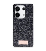 Onegif Xiaomi Redmi Note 13 Pro 4g Bright Simli Kapak - Siyah