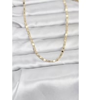 CM 14K Gold Renk Ezme Zincir 60 cm Kadın Kolye - TJ-BKO10964
