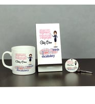 English Teacher Üçlü Set (Kupa + Telefon Standı + Anahtarlık) 001