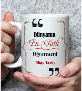 Kişiye Özel 24 Kasım Öğretmenler Günü Hediyesi Tasarımlı Kupa