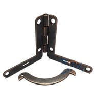 Makaslı Menteşe - 16x36x76mm, Oksit, 1 Adet