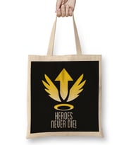 Mercy Heroes Never Die Logo Overwatch Bez Çanta Uzun Saplı