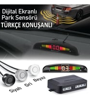 Araç Park Uyumlu Sensörü Dijital Ekranlı Türkçe Konuşanlı Park Sensörü