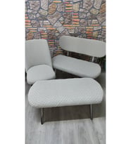 PUF BENCH KILIFI TAKIMI 2 SANDALYE 1 BECH 1 PUF