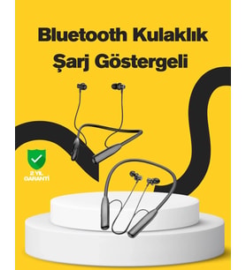 Y12 Bluetooth Boyun Bantlı Kulaklık – 100 Saat Pil, Bluetooth 5.3, Dokunmatik Kontrol