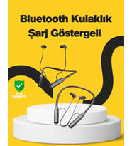 Y12 Bluetooth Boyun Bantlı Kulaklık – 100 Saat Pil, Bluetooth 5.3, Dokunmatik Kontrol