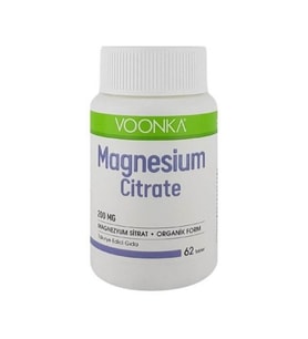 Voonka Magnezyum Sitrat 200mg 60 Tablet