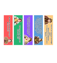 5 Adet Prens Kitap Ayracı (155x45 mm) (Karışık)