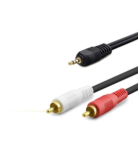 3.5 Mm To 2Rca Kablo 2Lıne Gold 10M Siyah HDX1061