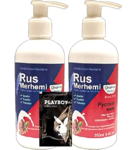 Süper Playboy Tüy Dökücü Krem2 Adet X 250 Ml Ceviz Sütlü & Cevizli Rus Merhemi + Yanında Jel