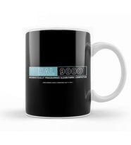 2001 A Space Odyssey Hal Computer Logo Kupa Bardak Porselen