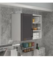 Kenzlife hazır mutfak dolabı tere60 gri mod2 60*080*32 mebran kapak suntalam gövde