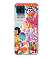 Samsung Galaxy M32 Uyumlu Totally Spies Kolaj Tasarımlı Şeffaf Telefon Kılıfı