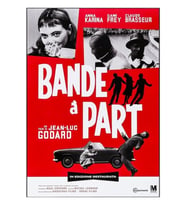 Bande A Part - Jean-luc Godard / Anna Karina / Sami Frey / Brasseur Tablo Ahşap Poster Dekoratif