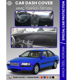 VOLVO S80 (1998-2006) Torpido Örtüsü Ön Göğüs Koruma Torpido Koruma Tam Uyum Araca Özel UV Koruma