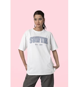Swiftie Est.1989 Yazılı Unisex Oversize Taylor Swift Tişört