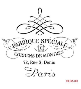 Cadence Home Decor Midi Stencil Boyama Şablonu 25x25 cm. HDM-39 
