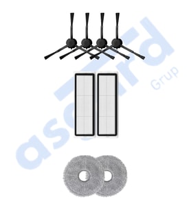 DREAME X20 MAX-X20 PRO UYUMLU 4 Yan Fırça 2 Filtre 2 Mop