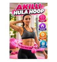Ayarlanabilir Masaj Halkalı Akıllı Hula Hoop – 680 g Ağırlık Toplu Fitness Çemberi