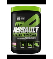 MusclePharm Assault Sport 30 Servings - Pre-Workout with Caffeine, Acetyl-L-Carnitine, Taurine, L-Glycine, Creatine Monohydrate, Beta-Alanine & Betaine Anhydrous.3848 (Renksiz)