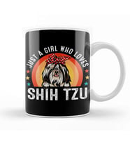 Vintage Shih Tzu Dog Design For Dog Lover Kupa Bardak Porselen