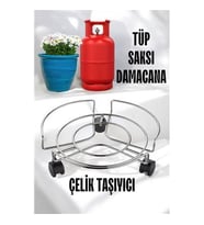 Modacar Saksı Tüp Damacana Altlığı Tekerlekli Taşıyıcı