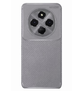 Redmi 14C Kılıf Auto Focus Karbon Kapak - Gri