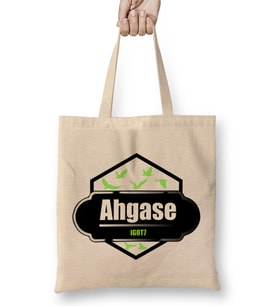 Kpop Ahgase Bez Çanta Uzun Saplı
