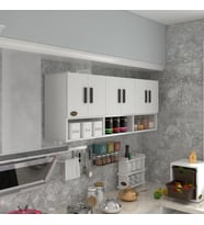 Kenzlife hazır mutfak liberato byz 060*150*32 mutfak banyo dolabı kapaklı raflı (Karışık)