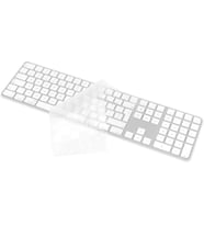 Klavye Kılıfı Apple Magic Keyboard-3 TR-UK A2520 Numeric ile Uyumlu Silikon Kılıf (Renksiz)